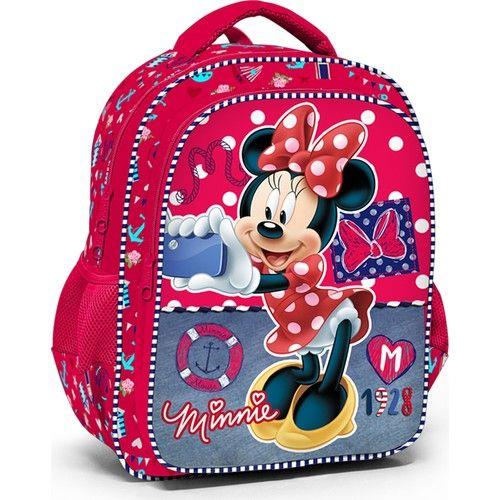 Minnie Mouse Selfice - Kırmızı Kız Çocuk İlkokul Çantası