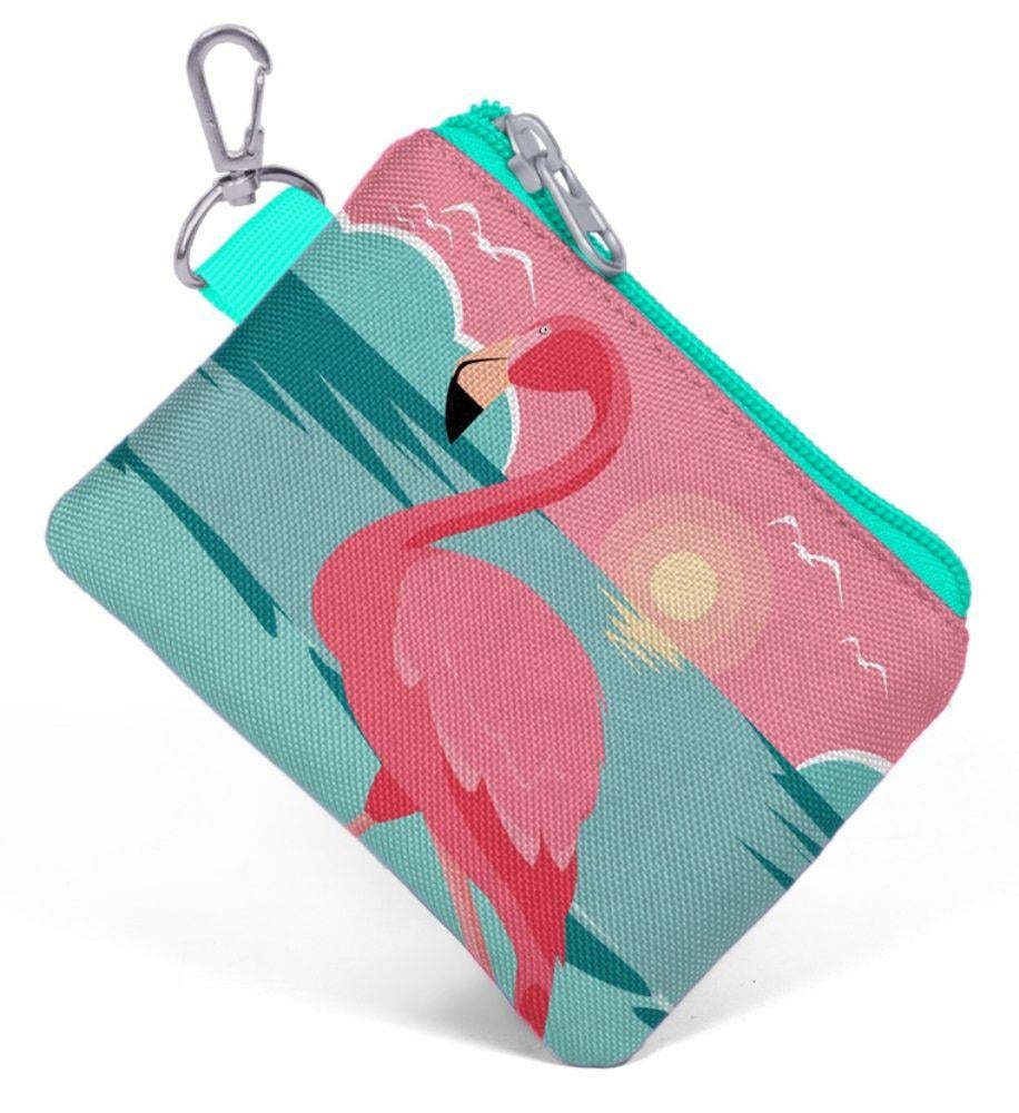 Pembe Flamingo Bozuk Para Çantası - Kız