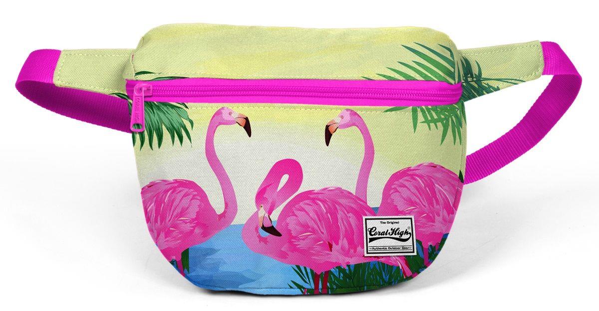 Pembe Flamingo Çocuk Günlük Bel Çantası - Kız Çocuk