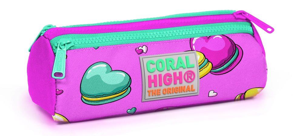 Pembe Kurabiyeler Üç Bölmeli Kalem Çantası - Kız