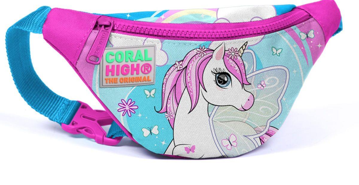 Pembe Unicorn Bel Çantası - Kız Çocuk