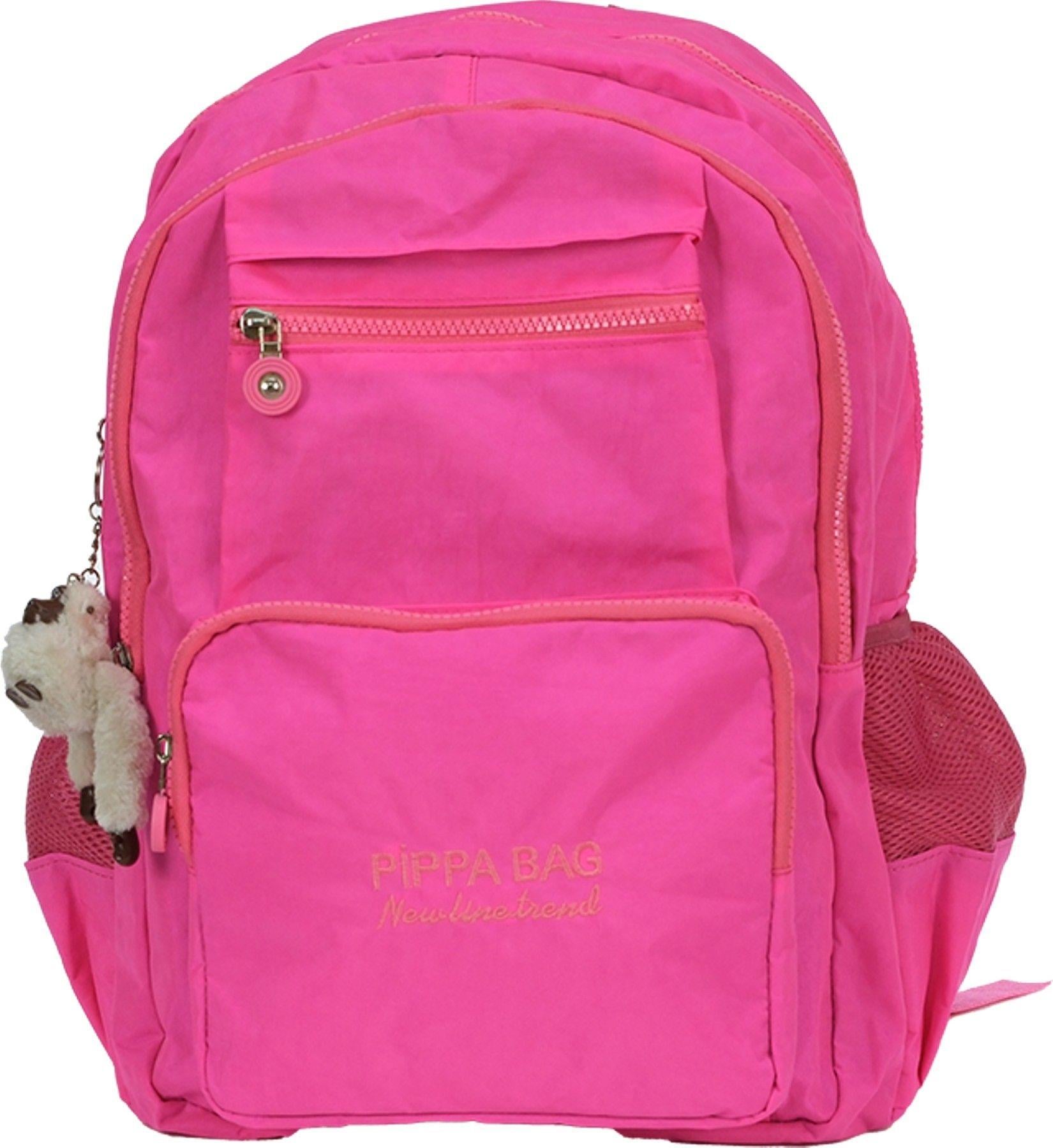 Pippa İlus Dört Gözlü Okul ve Günlük Sırt Çantası (Pembe - Kadın - CNT8035-06)