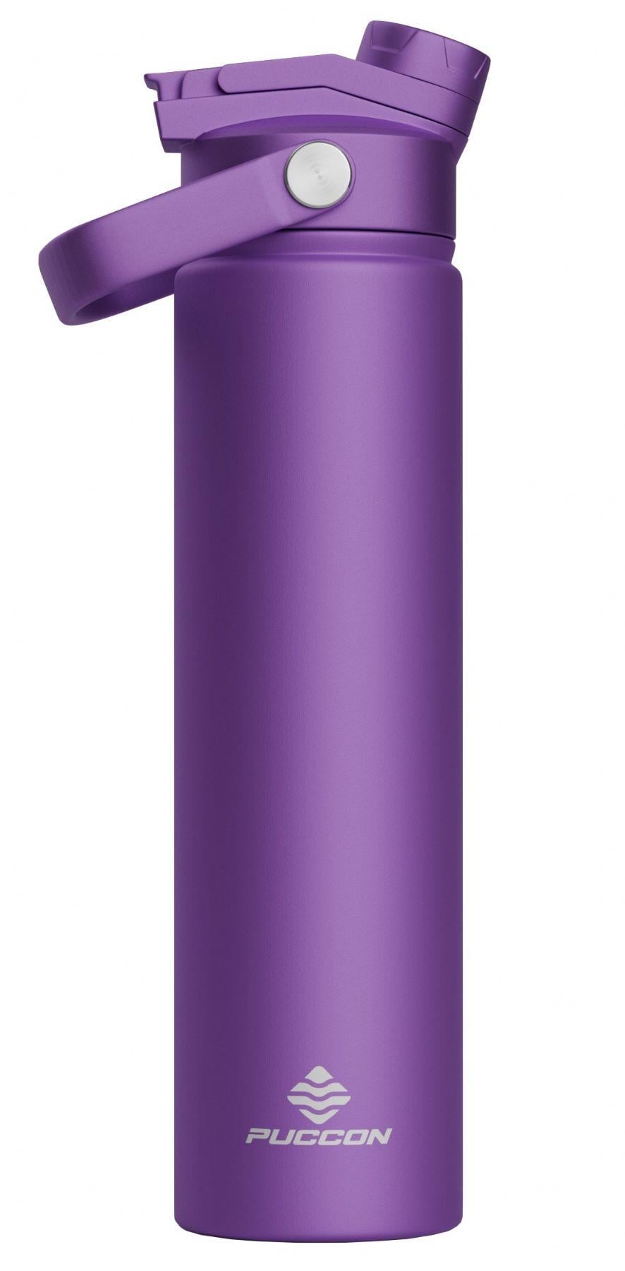 Puccon 750 ml Lila Paslanmaz Çelik Termos/Matara/Suluk