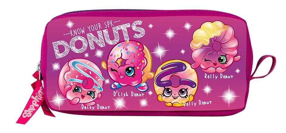 Shopkins Donuts Eflatun Kalem Çantası