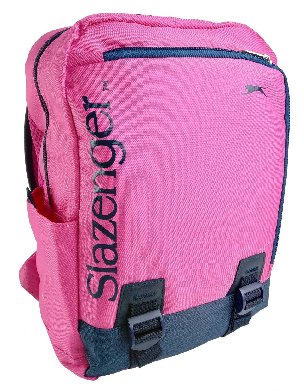 Slazenger Pembe-Lacivert Ara Boy Okul ve Sırt Çantası