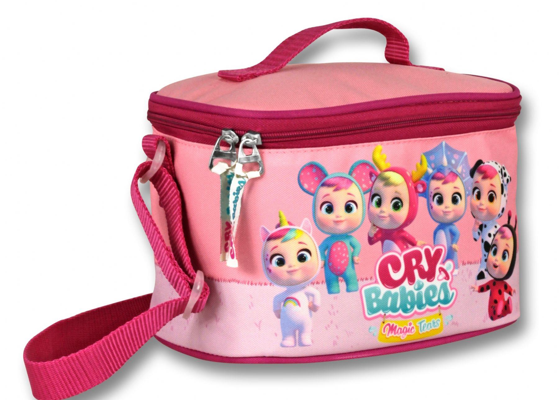 Ümit Çanta Cry Babies Fantasy Bordo-Pembe Kız Çocuk Isı Yalıtımlı Beslenme Çantası