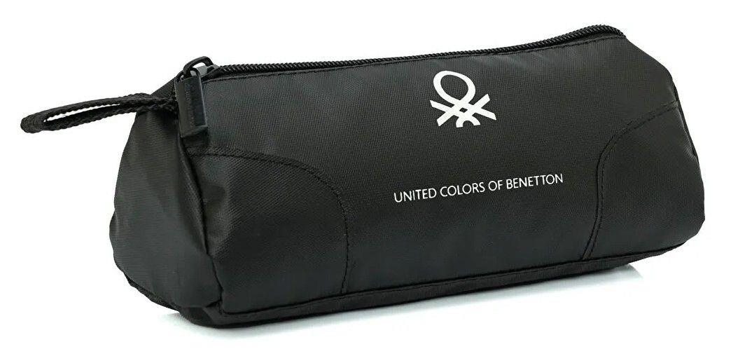 United Colors Of Benetton Tek Gözlü Siyah Kalem Çantası 20845