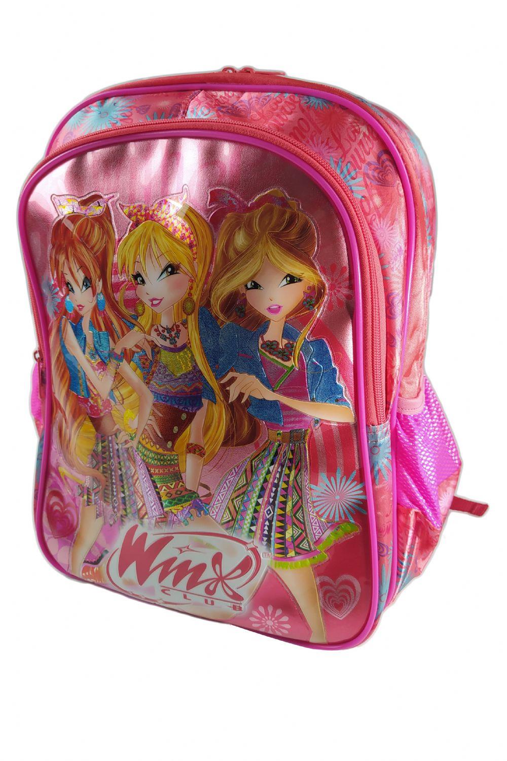 Winx Club İki Bölmeli Narçiçeği Okul Çanta