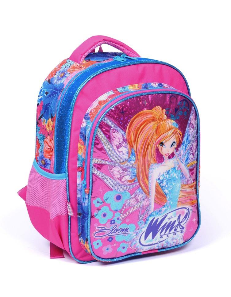 Yaygan Winx Club Bloom İki Bölmeli Okul Çantası