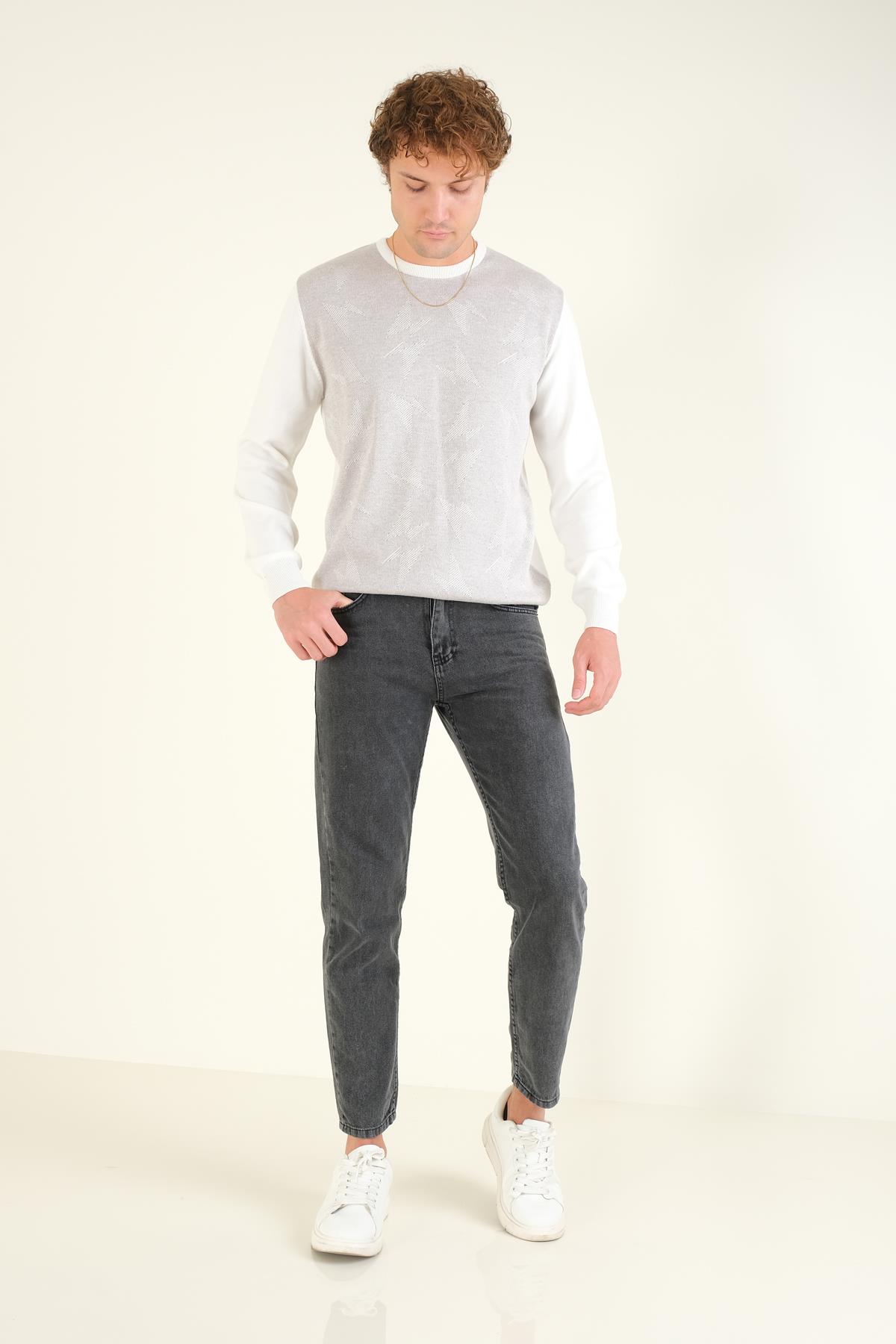 Erkek Boyfriend Kot Pantolon Antasit