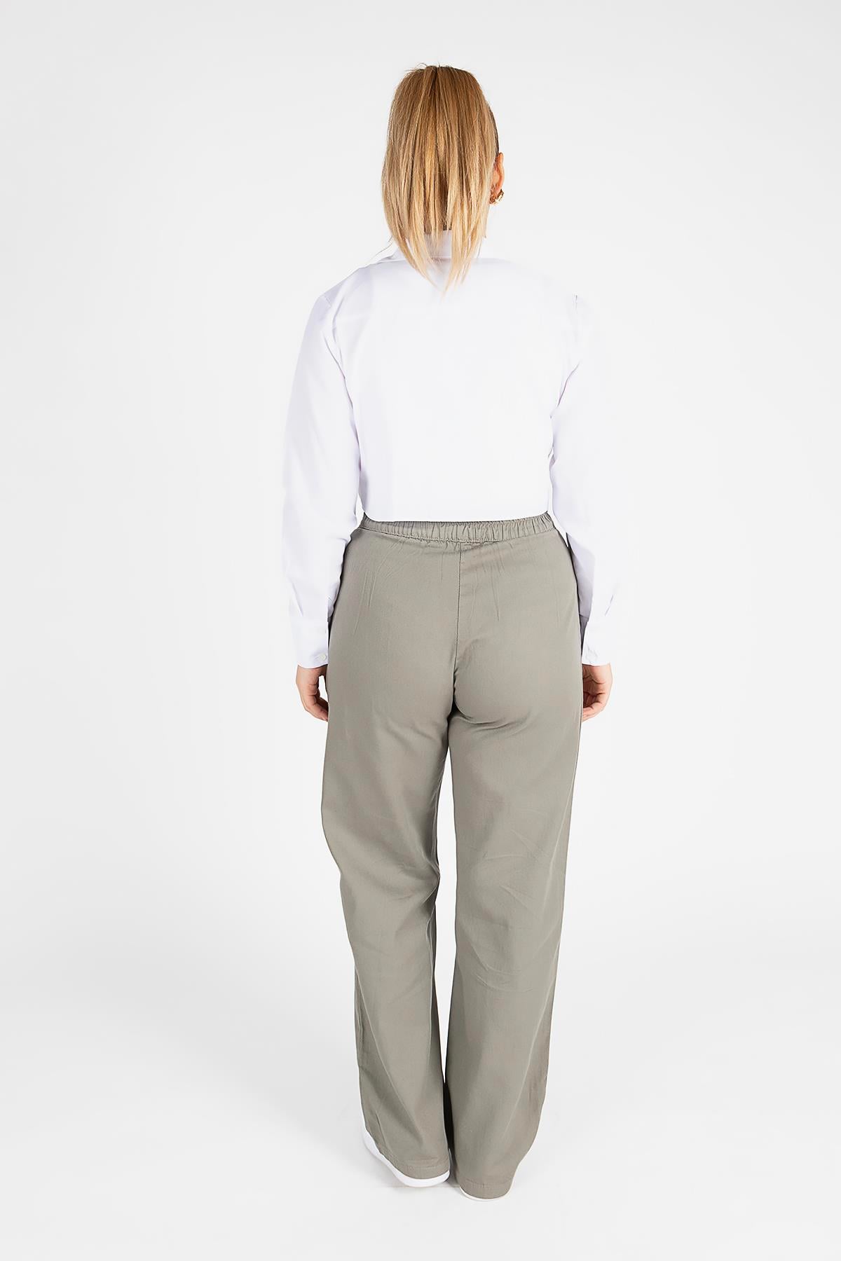 Kadın Crop Gömlek Beyaz