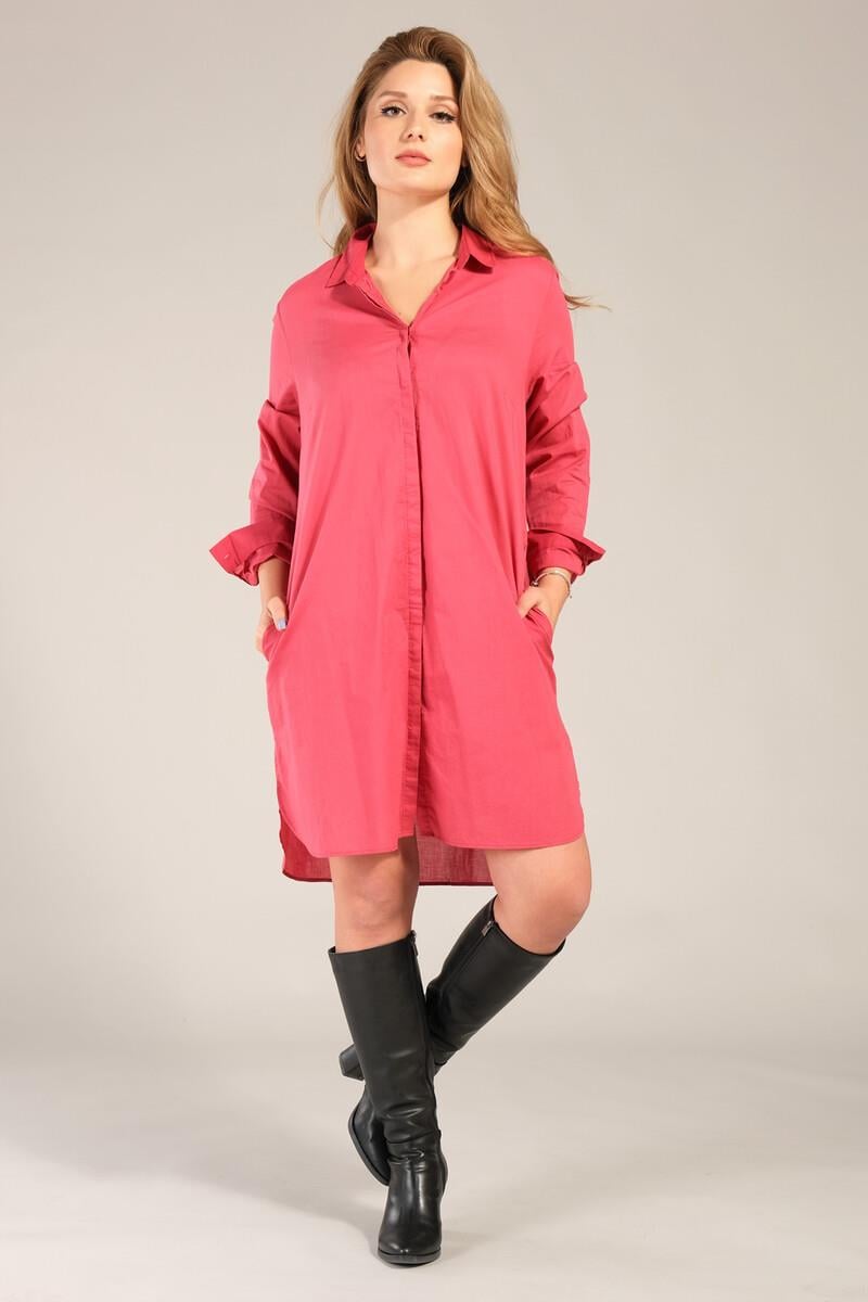 Kadın Tunik Gömlek Kırmızı