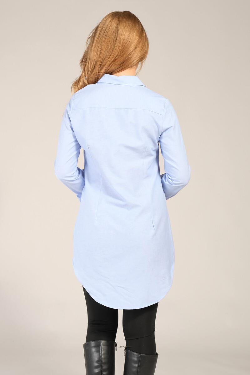 Kadın Tunik Gömlek Mavi