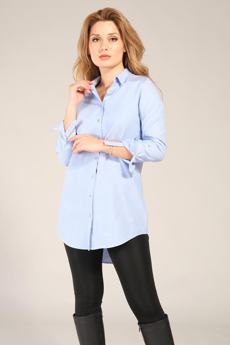 Kadın Tunik Gömlek Mavi