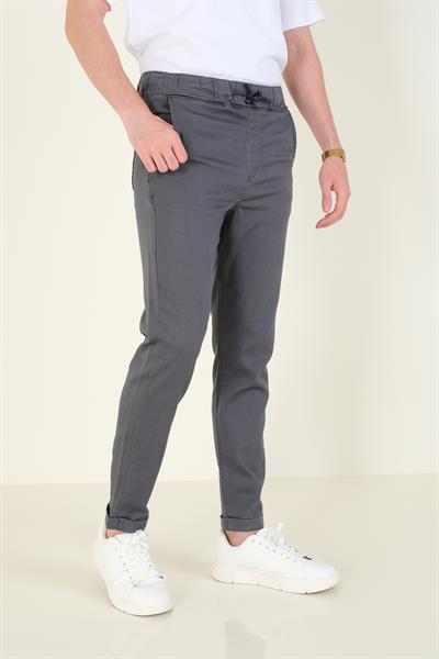 Erkek Duble Paça Jogger Pantolon Antrasit
