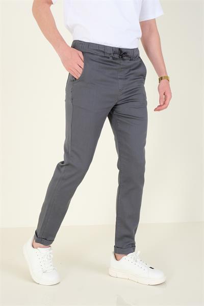 Erkek Duble Paça Jogger Pantolon Antrasit