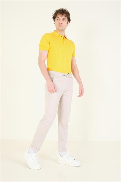 Erkek Duble Paça Jogger Pantolon Taş