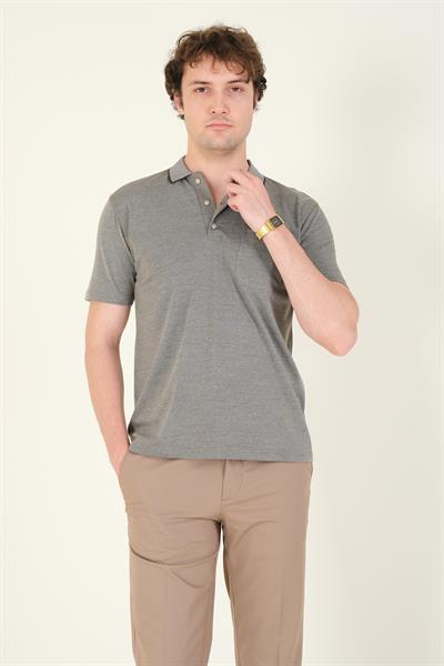 Erkek Polo Yaka Cepli T-Shirt Haki