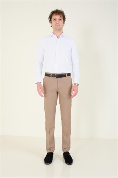 Erkek Slim Fit Gömlek Beyaz