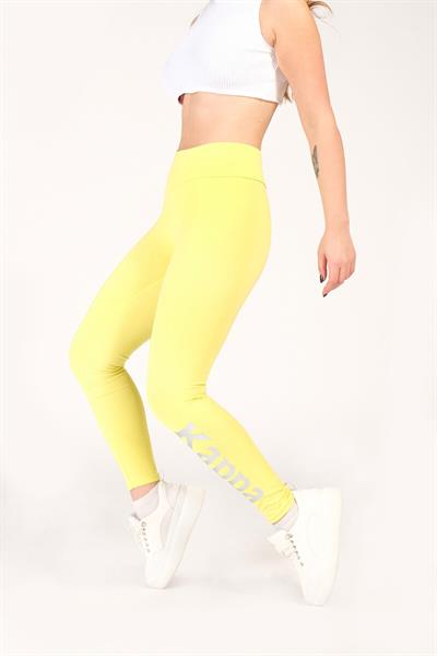 Kadın Kappa Tayt Sarı