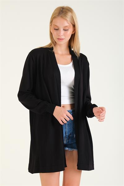 Kadın Oversize Hırka Siyah