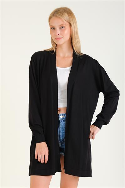 Kadın Oversize Hırka Siyah