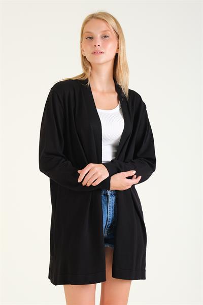 Kadın Oversize Hırka Siyah