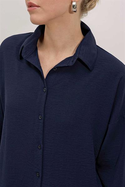 Kadın Oversize İkili Takım Lacivert
