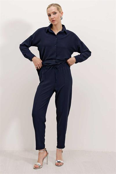 Kadın Oversize İkili Takım Lacivert