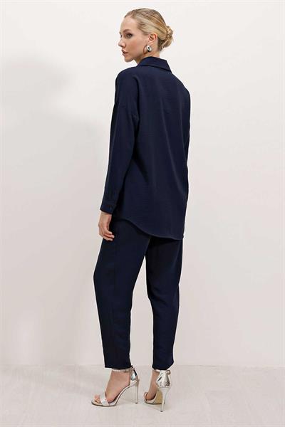 Kadın Oversize İkili Takım Lacivert