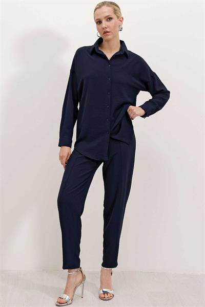 Kadın Oversize İkili Takım Lacivert