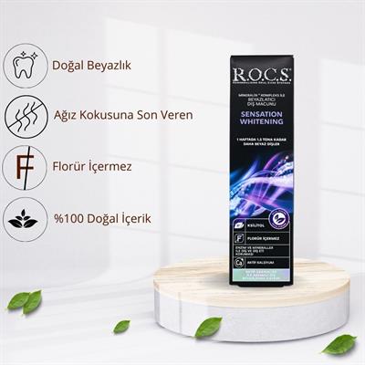ROCS Sensation Beyazlatıcı Diş Macunu