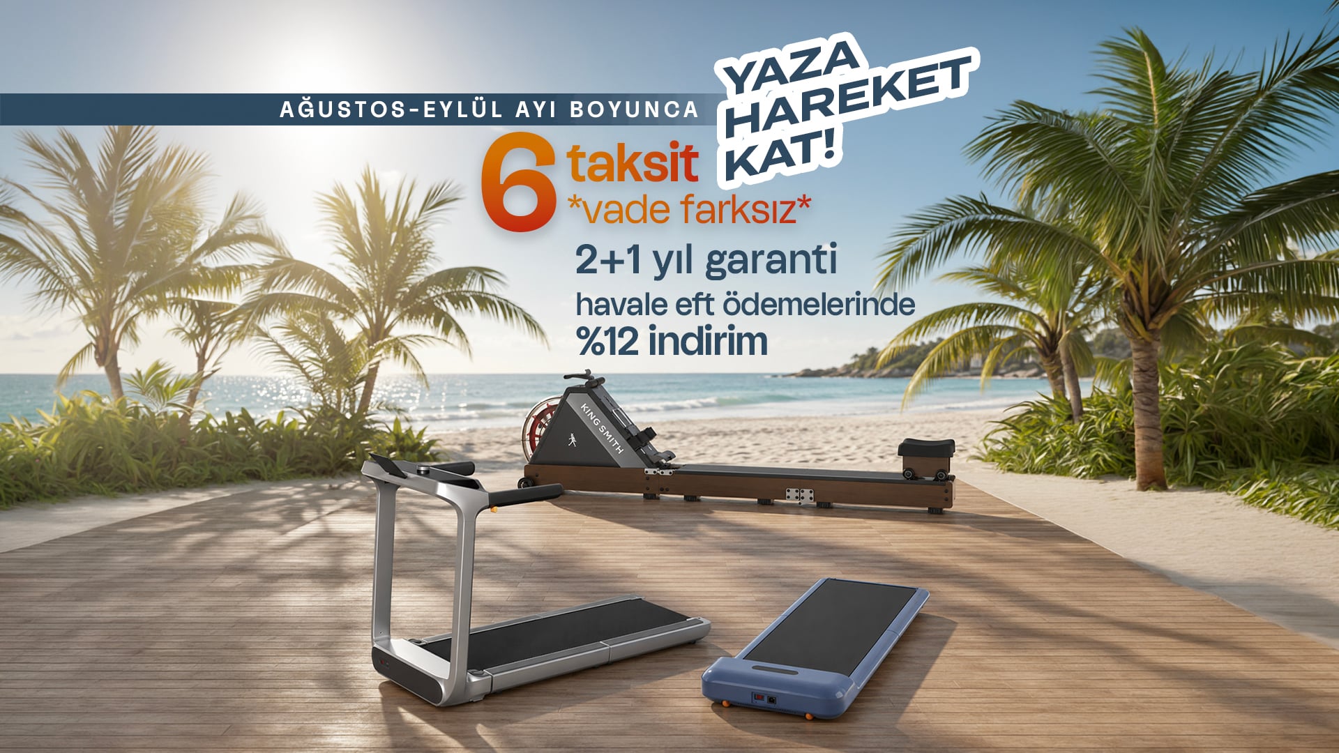 WalkingPad Summer Banner