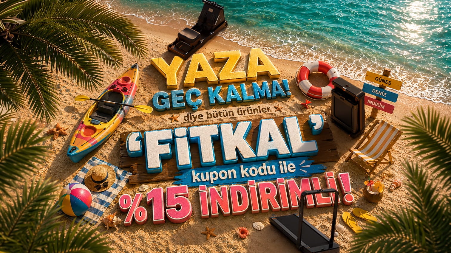 WalkingPad Summer Banner