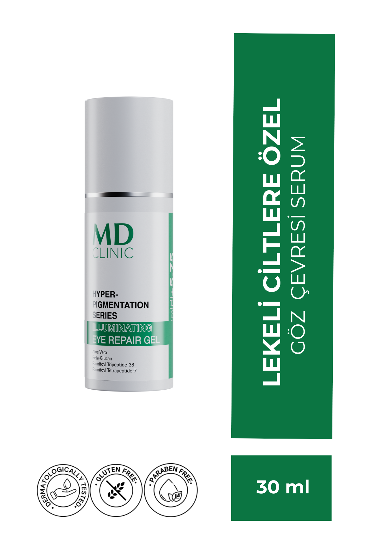 Tüm Cilt Tiplerine Yönelik Aydınlatıcı ve Anti-Aging Etkili Göz Çevresi Serum
