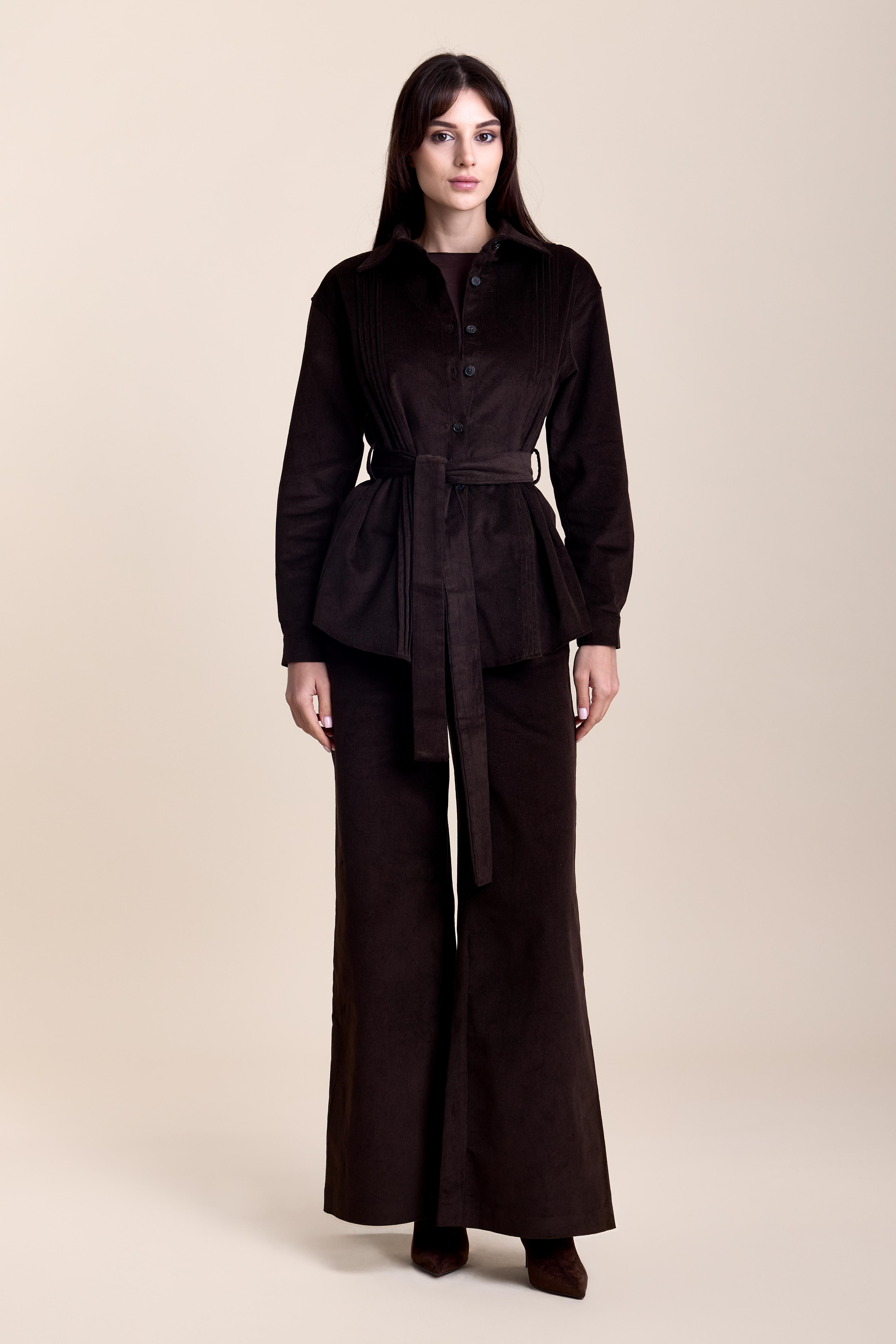 Acı Kahve Kadife Takım