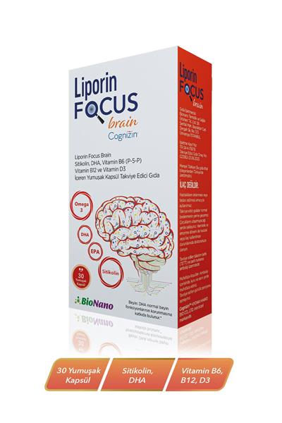 Liporin Focus Brain 30 Kapsül