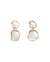 Flow Duo Earrings - White