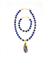 Lapis Lazuli Stone Necklace & Bracelet Set