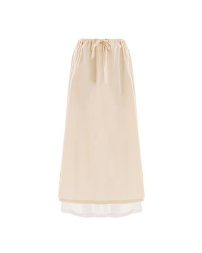 Novo Cotton Slit Skirt