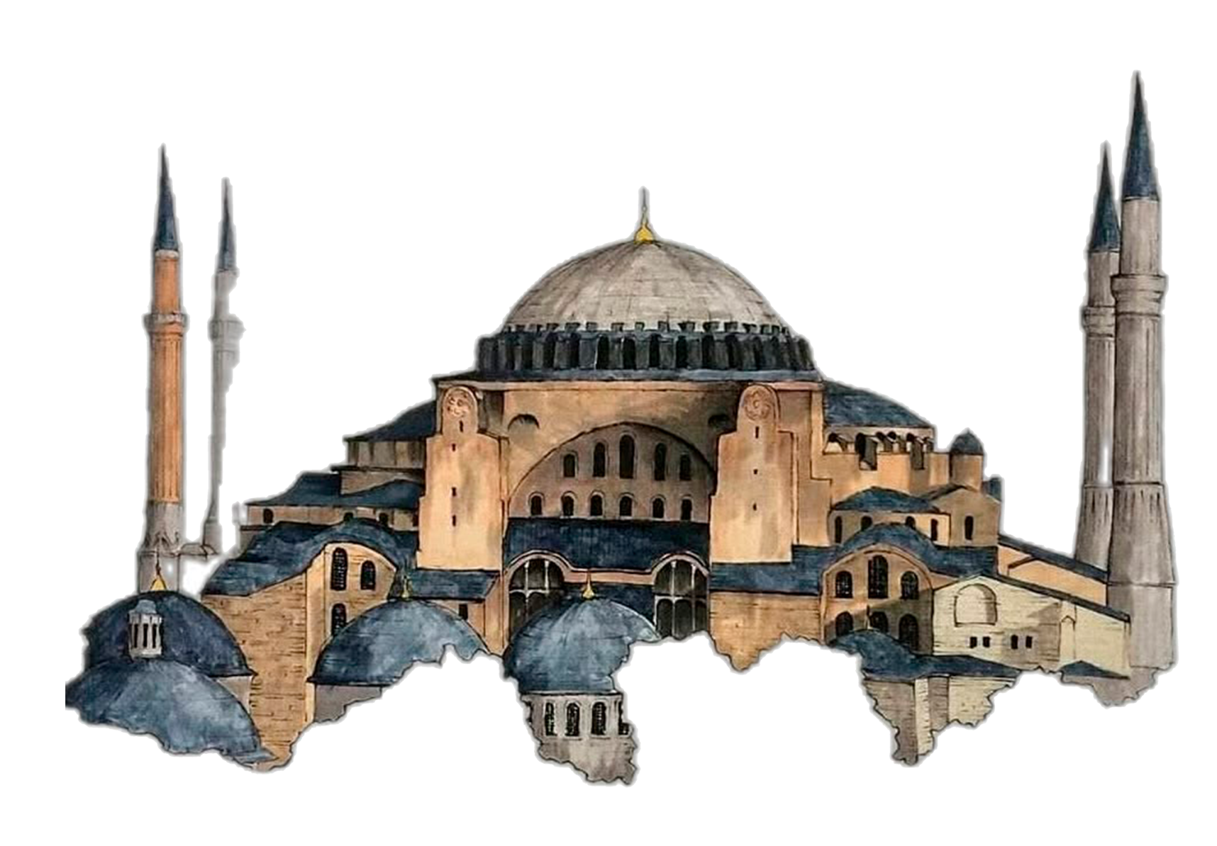 Ayasofya illüstrasyonu