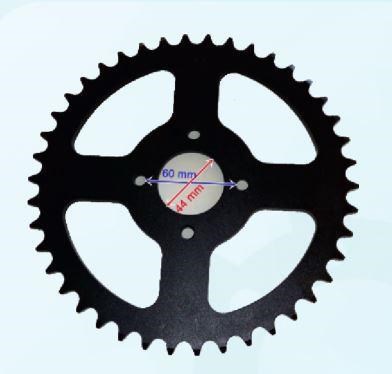 ATV ARKA DİŞLİ 520-42T İÇ 44 mm 4 DELİKLİ