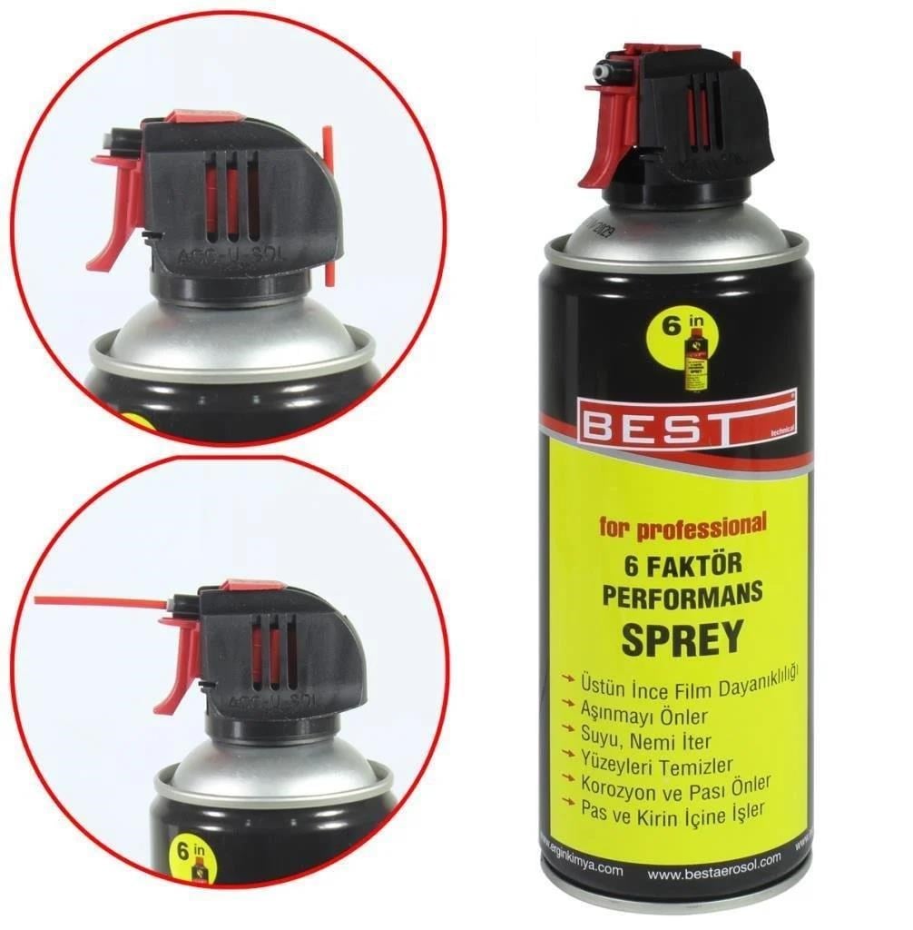 Best 6 Faktör Pas Sökücü - Yağlayıcı 200 ml