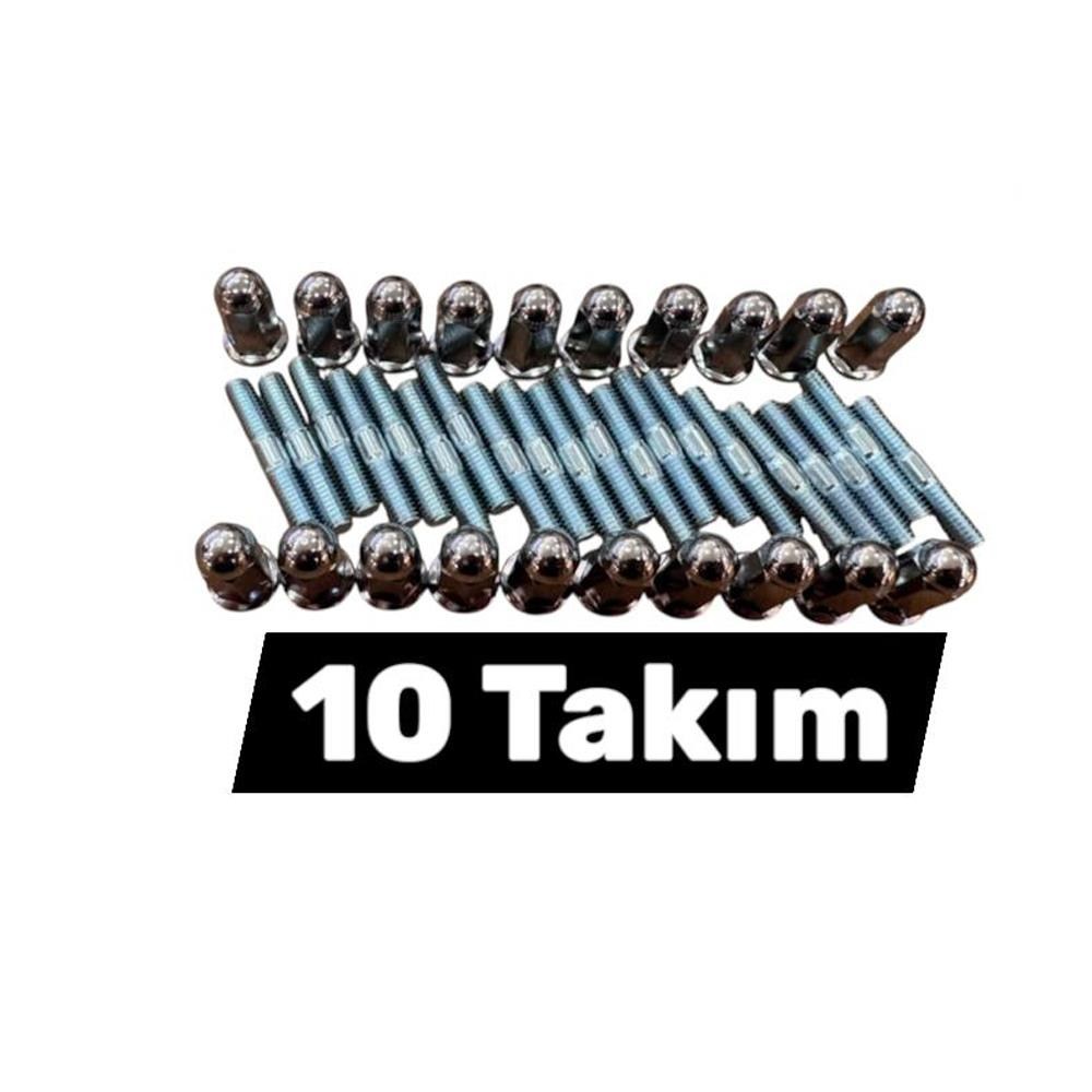 EGSOZ SAPLAMA VE SOMUN [TAKIM]  CG - 6 mm - 10 Set
