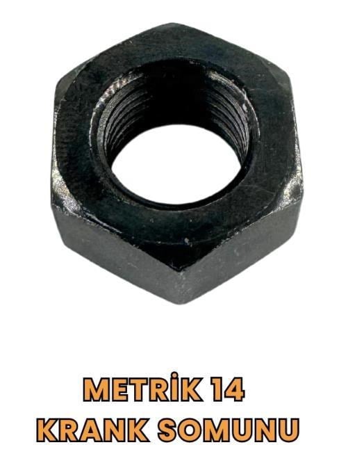 Krank Başı Somunu Scooter - Onvo Teker Somunu - Metrik 14