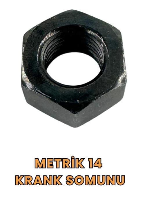 Krank Başı Somunu Scooter - Onvo Teker Somunu - Metrik 14