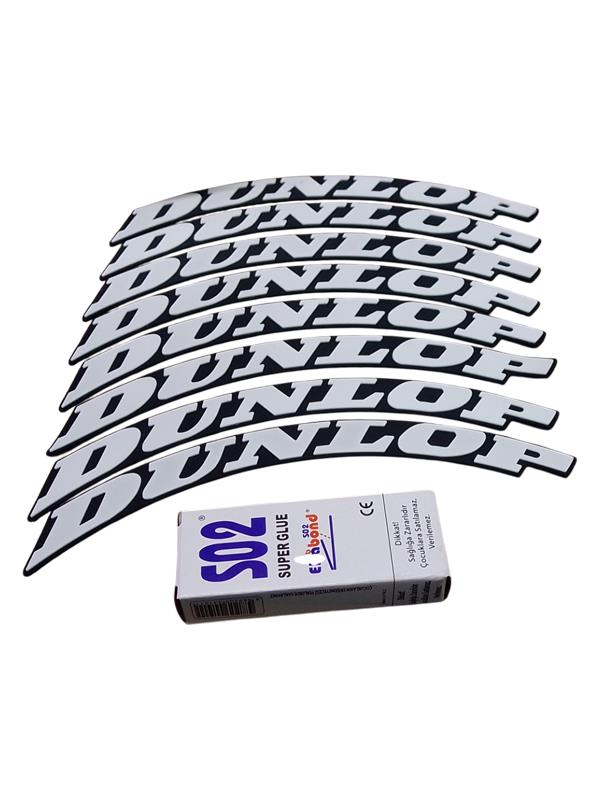 Lastik Yanak Yazısı DUNLOP#