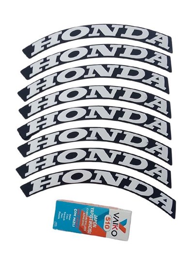 Lastik Yanak Yazısı HONDA#