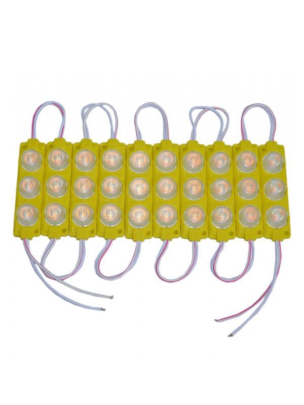 12V CAMLI SOFT PARMAK SARI