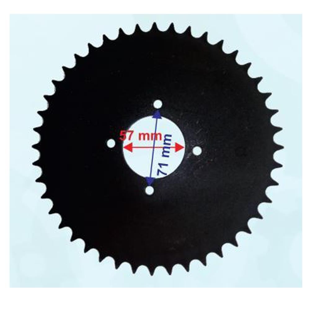 ATV ARKA DİŞLİ 520-44T İÇ 58 mm 4 DELİKLİ